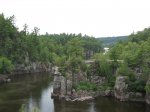 Looking at the MN side of Interstate Park.